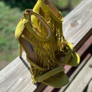 Steve Madden fringe heels